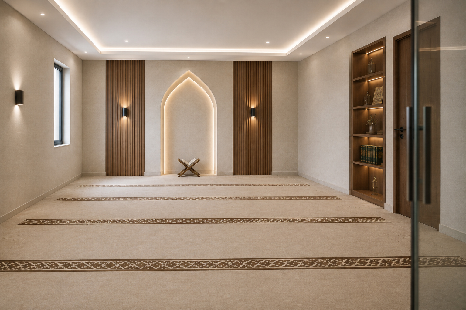 مصلّى ديار الأنس داخل المجمّع